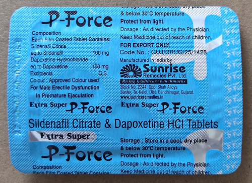 必利吉P-Force 超級雙效威而鋼 加強版 藍P 普力吉|印度必利吉 治療陽痿早洩 台灣官網正品:圖片 5